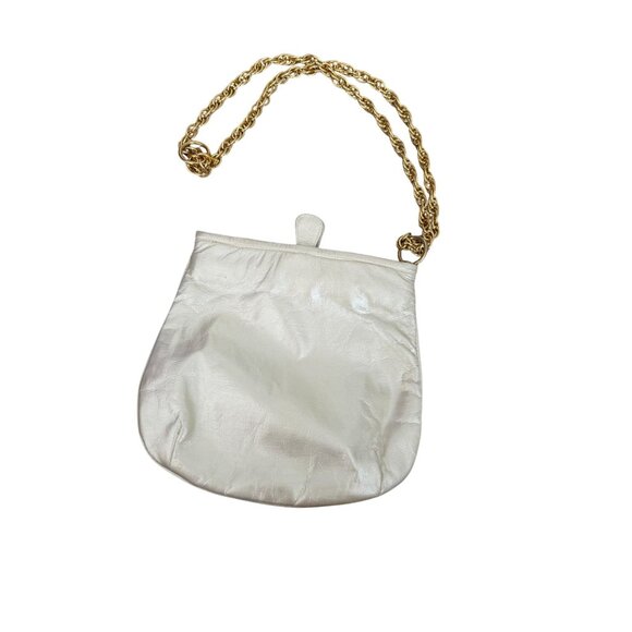 MARCO BROTHERS Vintage Ivory Gold Cocktail Shoulder BAg - Picture 5 of 8